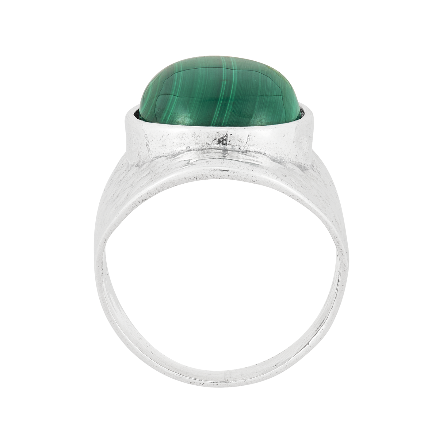 Silpada - Silpada 'With Nature' Sterling Silver Malachite Ring: 7