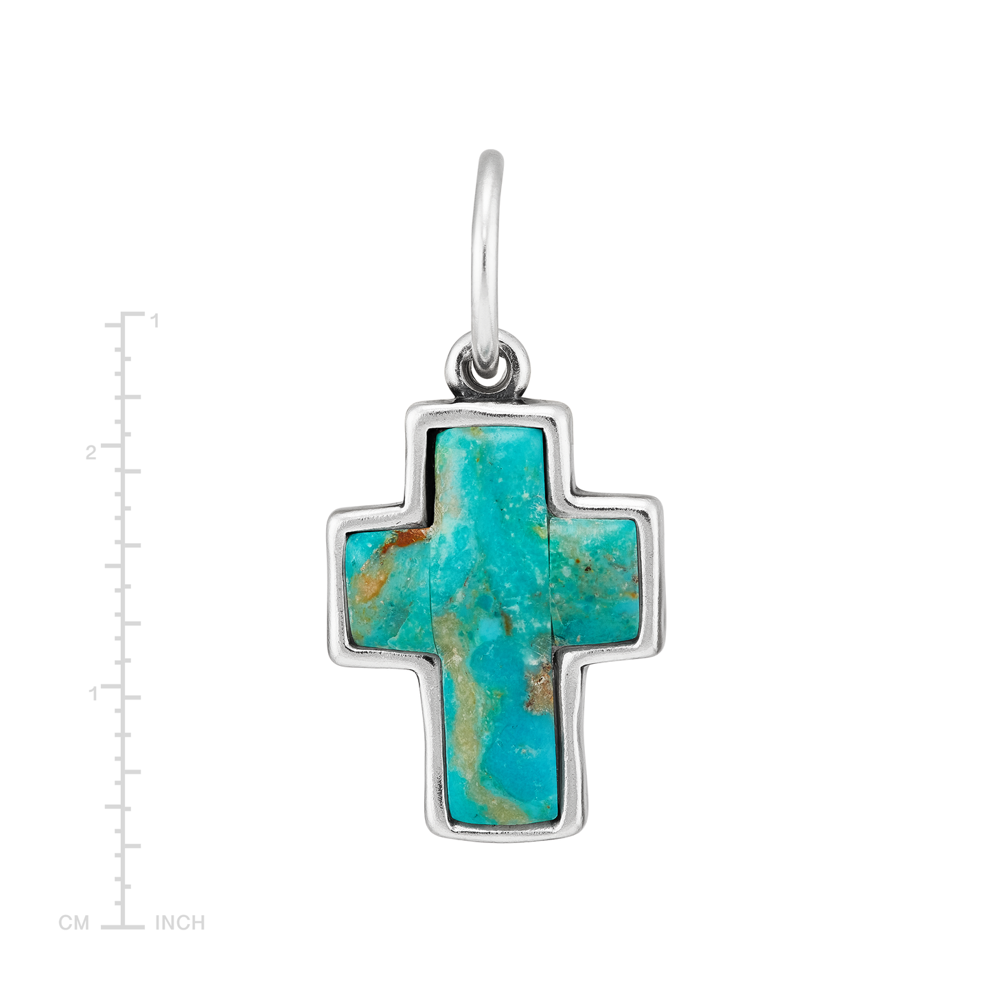 Silpada - Silpada Blue Divine Charm, Sterling Silver & Turquoise: Teal
