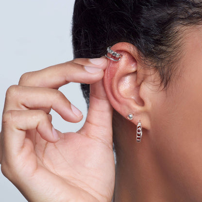 Silpada - Silpada 'Having a Ball 5 mm Stud Earrings' in Sterling Silver: White / 3/16