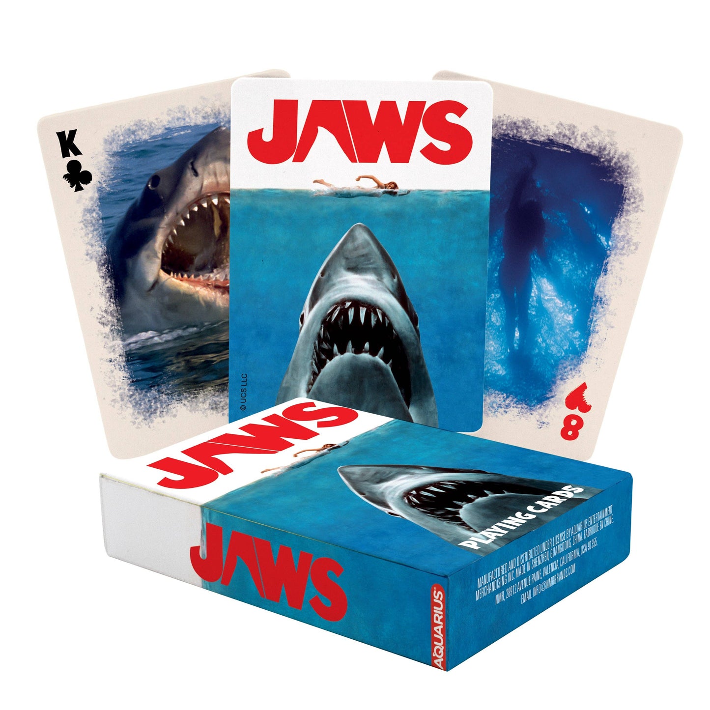 AQUARIUS, GAMAGO, ICUP, & ROCK SAWS by NMR Brands - JAWS Playing Cards