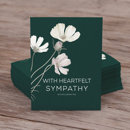 Bentley Seed Co. - With Heartfelt Sympathy - Wildflower Mix Seed Packets