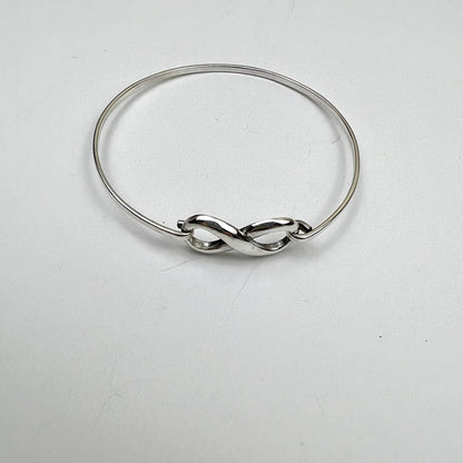 Jackie Gallagher Designs - Handmade Coastal Jewelry - Sterling silver Infinity Bangle