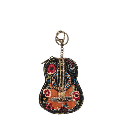 Mary Frances Accessories - Classical Vibe Beaded Guitar Coin Purse