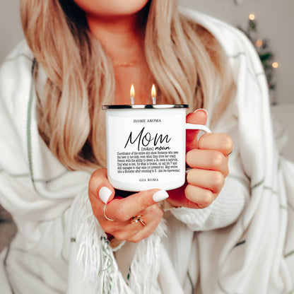 Gia Roma - Best Mom Ever Gifts, Mothers Day Candle Gift Sets, Funny Mom: Best Mom-White / Black Pepper +