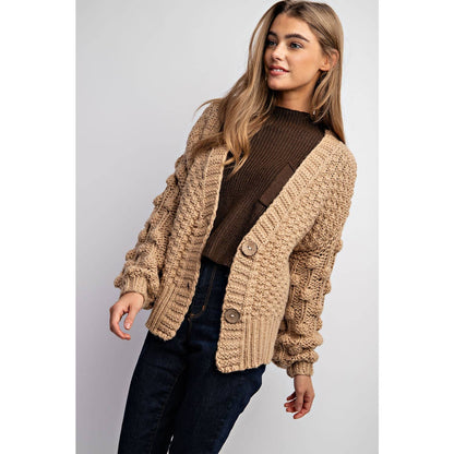 Sweet Generis - SWEET 3D FLOWER KNITTING CARDIGAN
