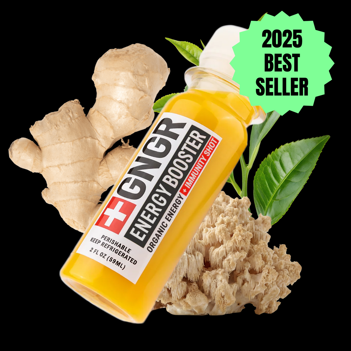 GNGR Labs - Energy Booster Shot: Nootropic Ginger & Turmeric Drink