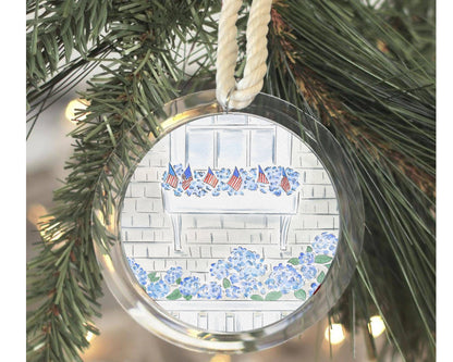 WonderfullyWrittenCo - Hydrangea Coastal Charm Ornament