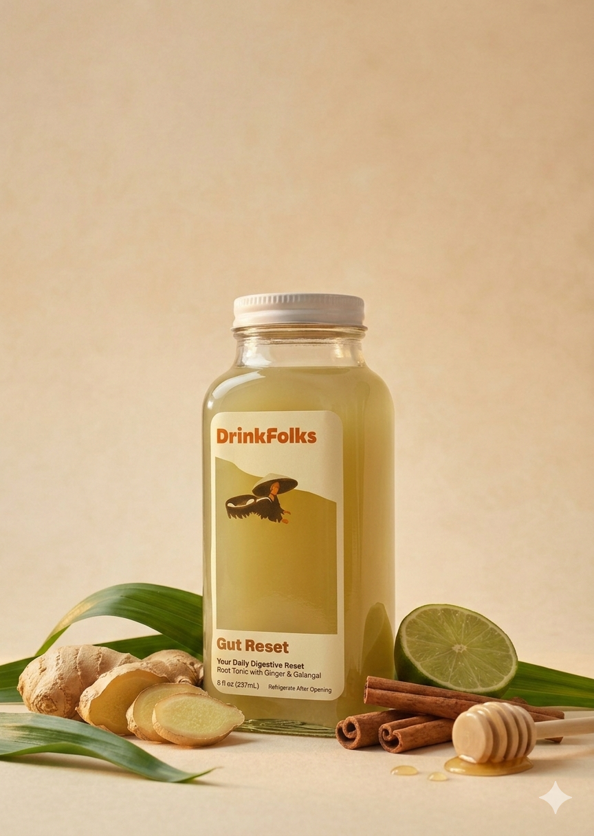 DrinkFolks - Gut Reset (Healthy Asian-Inspired Horchata)