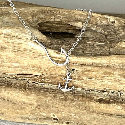 Jackie Gallagher Designs - Handmade Coastal Jewelry - Hook Line & Sinker Anklet