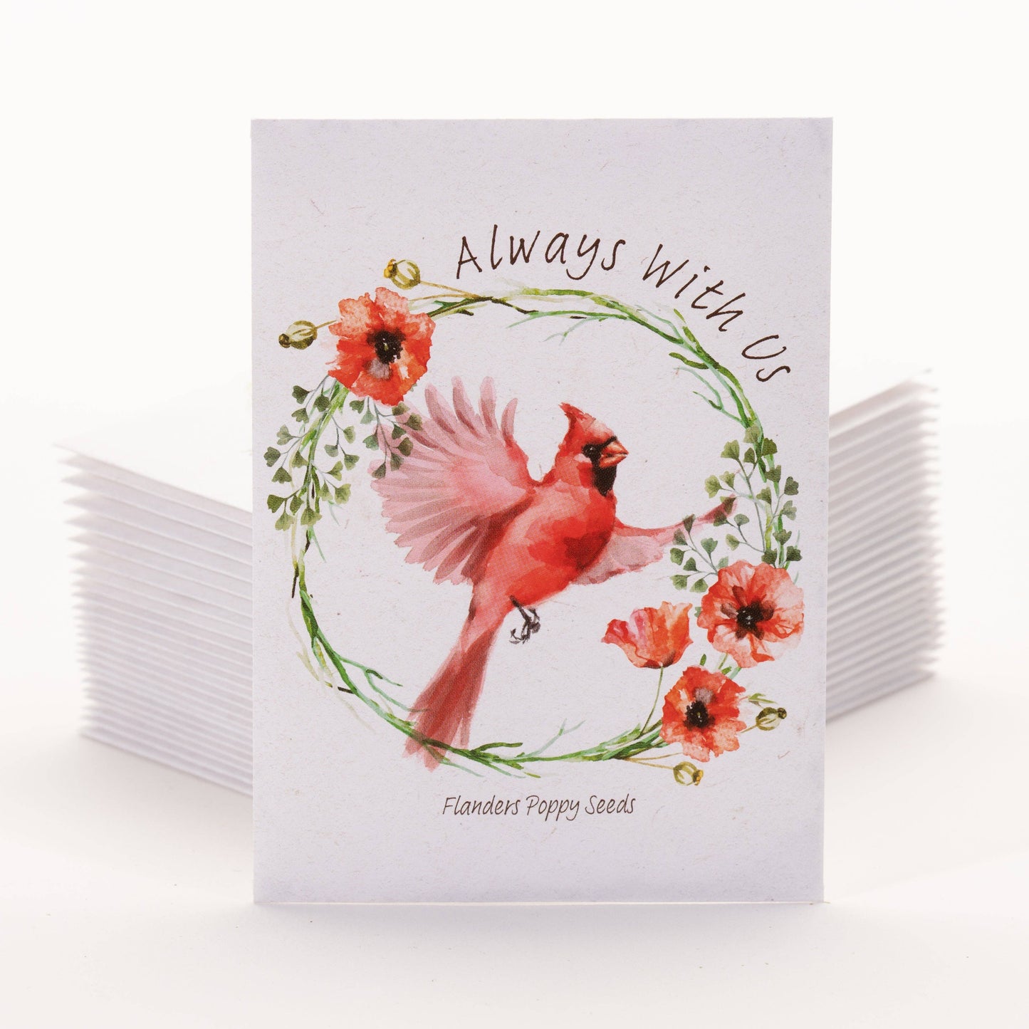 Bentley Seed Co. - Memorial Cardinal - Flanders Poppy Seed Packets