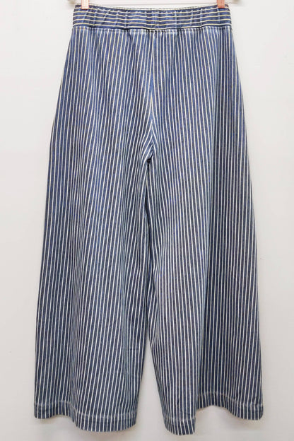 Aratta - Alaia Stripe Denim Pants: Denim Stripe / S