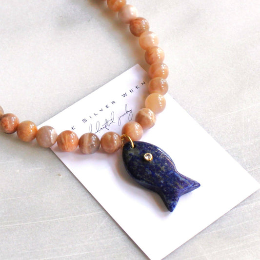 The Silver Wren - Cece Beaded Necklace