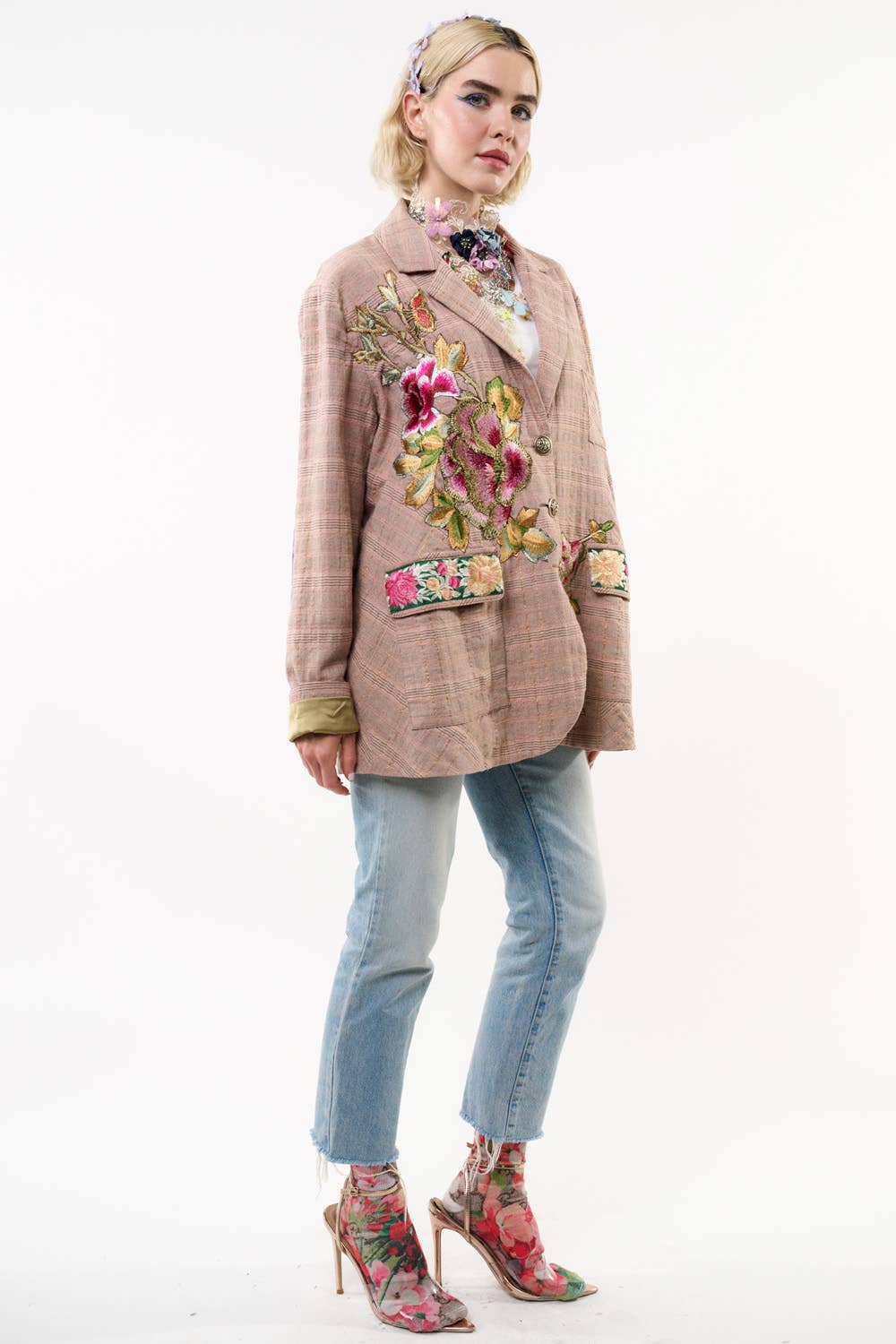 Aratta - Sudden Sensation Blazer: Pink Ash / S