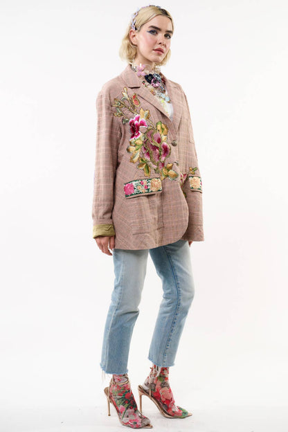 Aratta - Sudden Sensation Blazer: Pink Ash / M