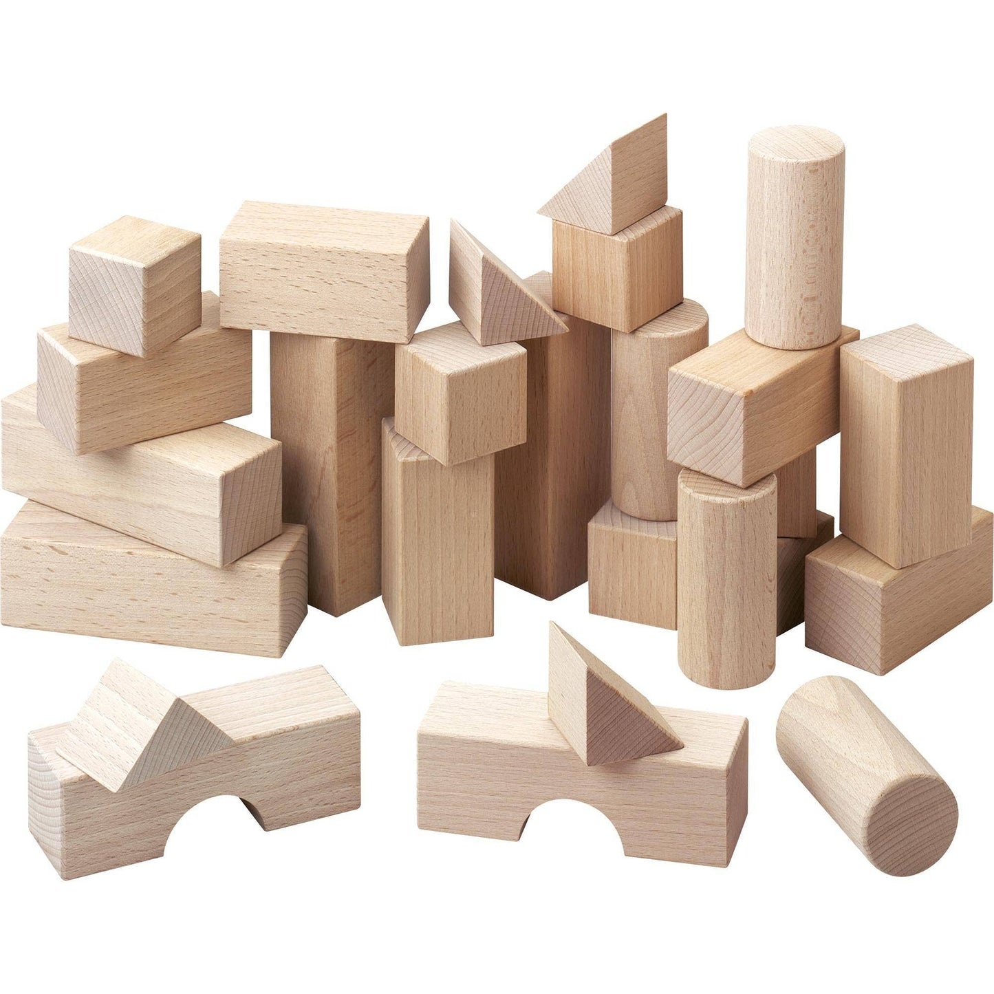 HABA USA - Basic Building Blocks 26 Piece Starter Set