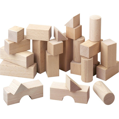HABA USA - Basic Building Blocks 26 Piece Starter Set