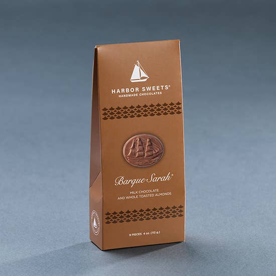 Harbor Sweets Chocolates - Harbor Sweets Chocolates Barque Sarah Gable Box 9 Pcs