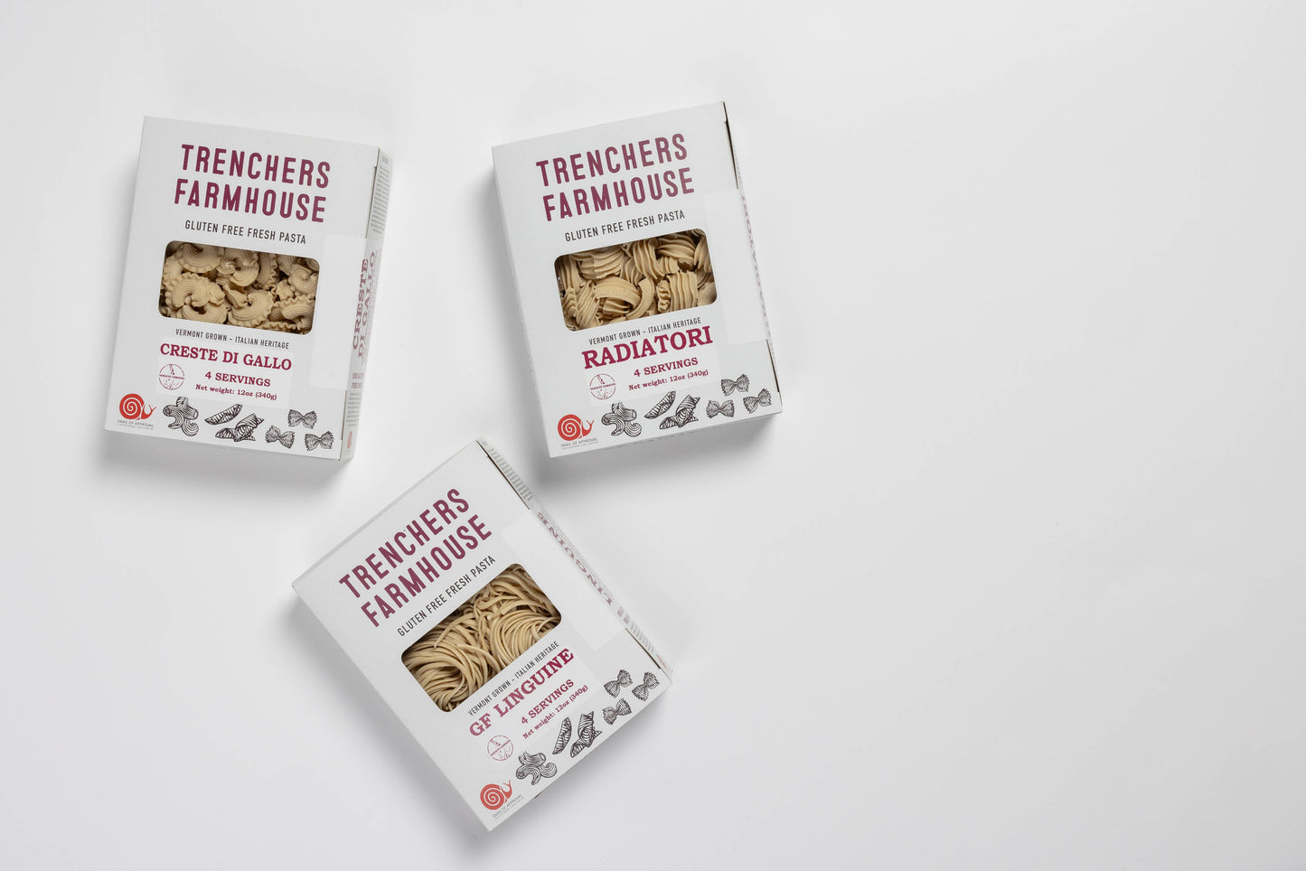 Trenchers Farmhouse - Gluten-Free Fresh Pasta: Creste di Gallo