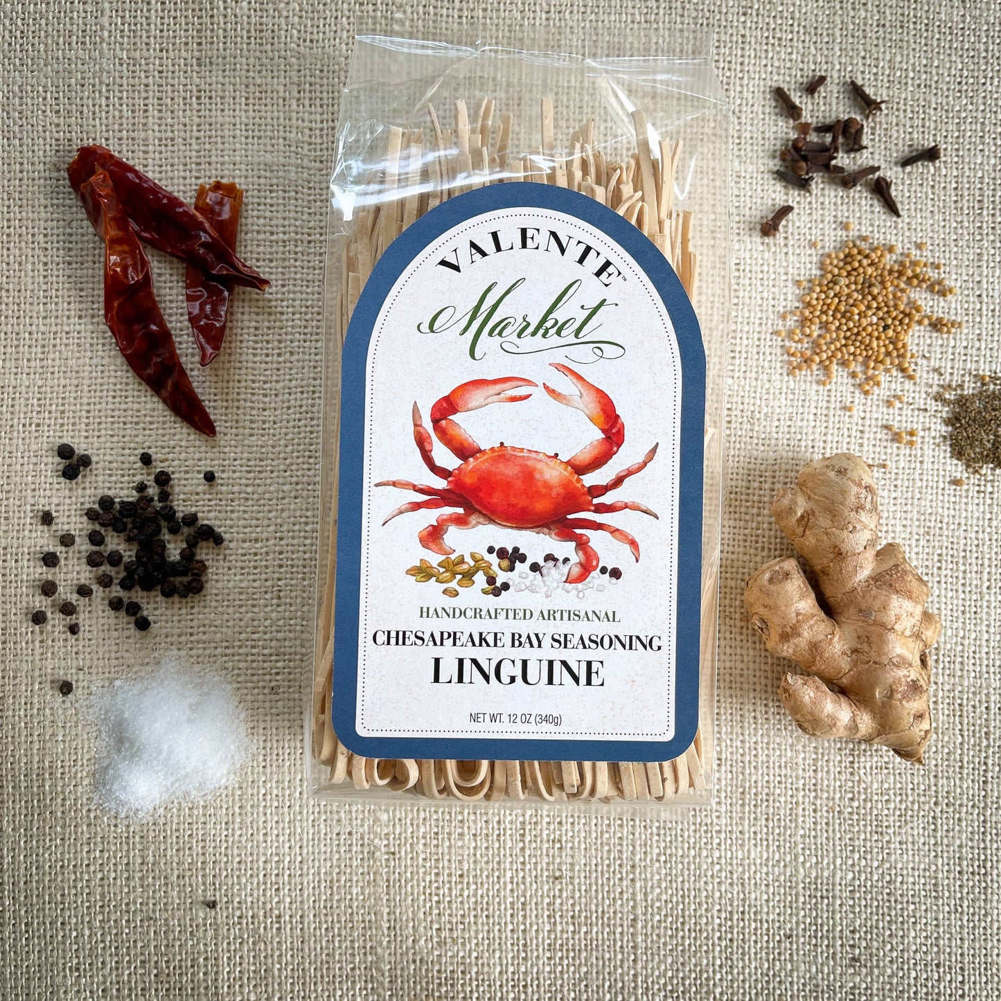 Valente Pasta - Chesapeake Bay Seasoning Angel Hair