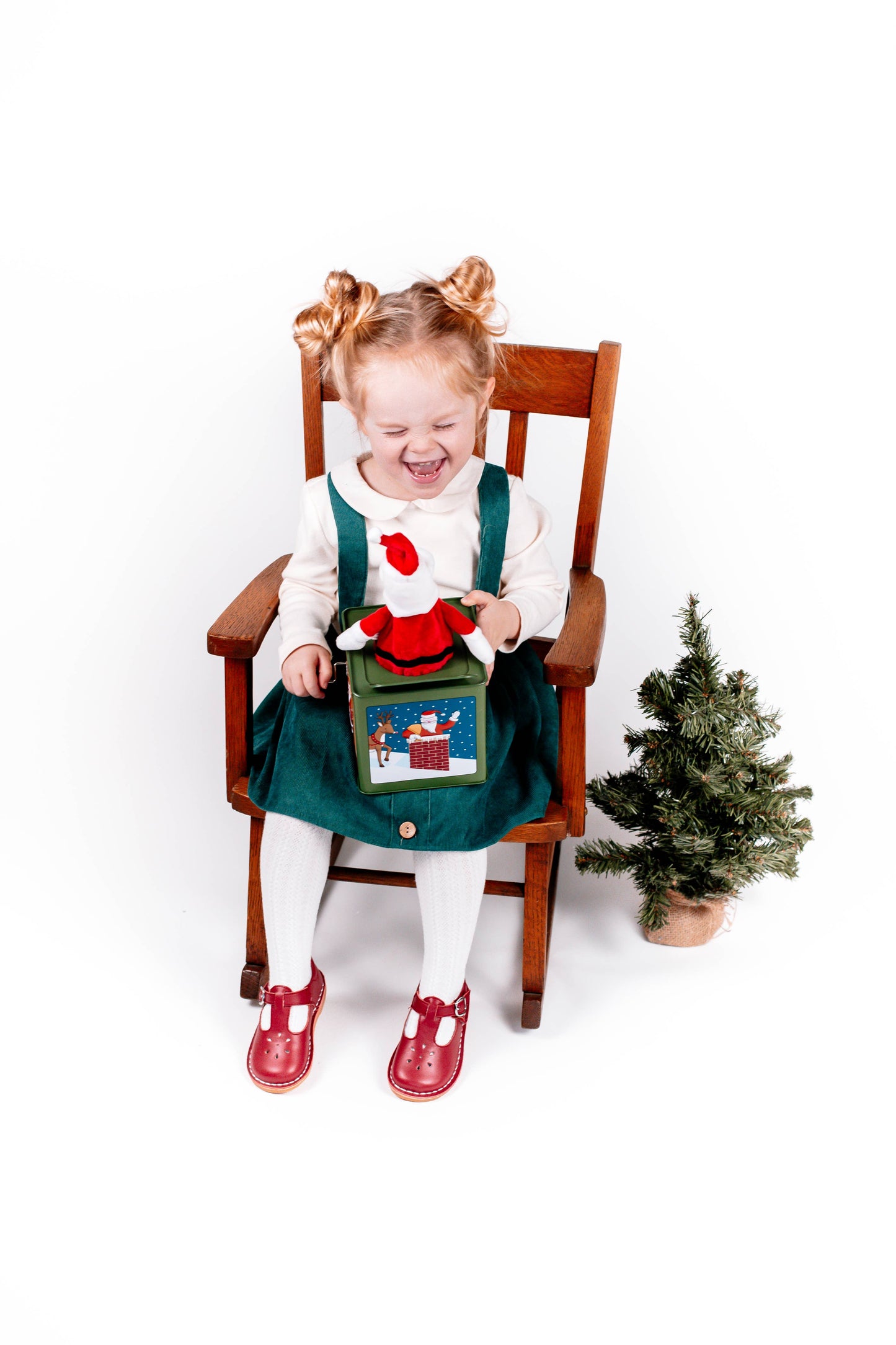Jack Rabbit Creations - Santa Christmas Jack in the Box