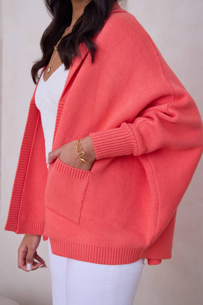 SAACHI - Open Front Oversize Cardigan