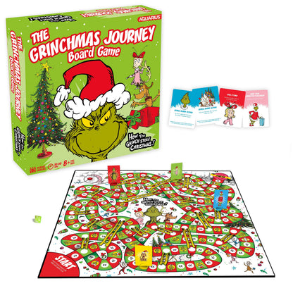 AQUARIUS, GAMAGO, ICUP, & ROCK SAWS by NMR Brands - The Grinch Christmas Journey Board Game