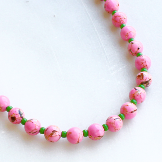 The Silver Wren - Desert Bloom Lilac Necklace