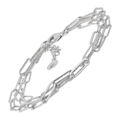 Silpada - Silpada 'Graffetta' Bracelet in Sterling Silver, 7: 8