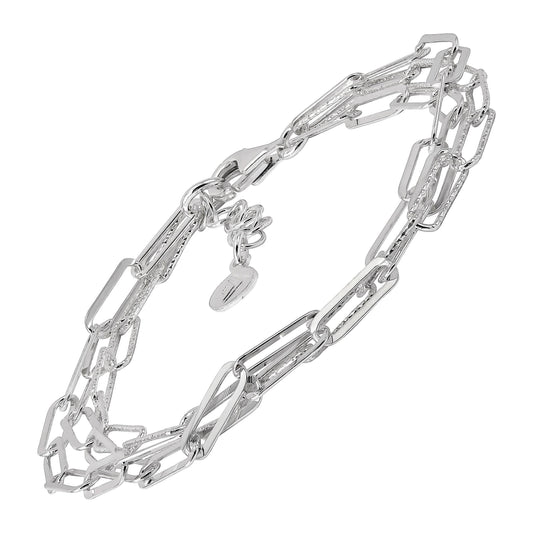 Silpada - Silpada 'Graffetta' Bracelet in Sterling Silver, 7: 8