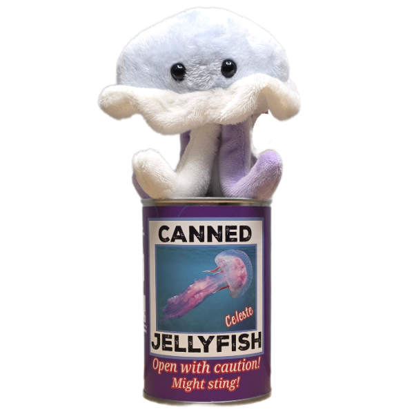 Canned Gifts - Canned Jellyfish | Stuffed Jellyfish Plush | Unique Gift
