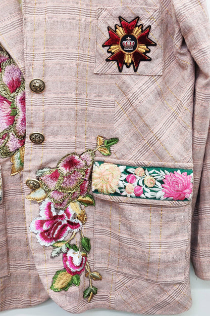 Aratta - Sudden Sensation Blazer: Pink Ash / L