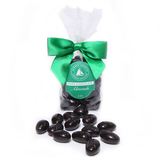 Harbor Sweets - Dark Chocolate Covered Almonds - 6 oz bag by Harbor Sweets