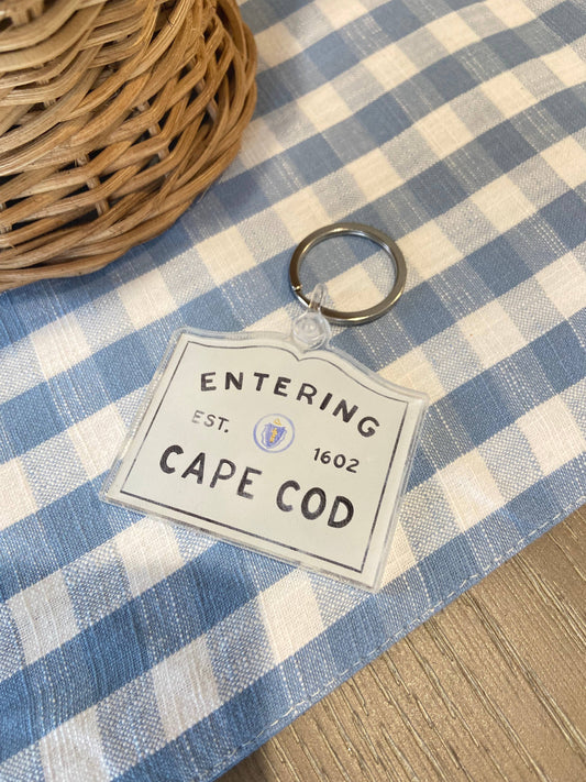 WonderfullyWrittenCo - Entering Cape Cod Acrylic Keychain