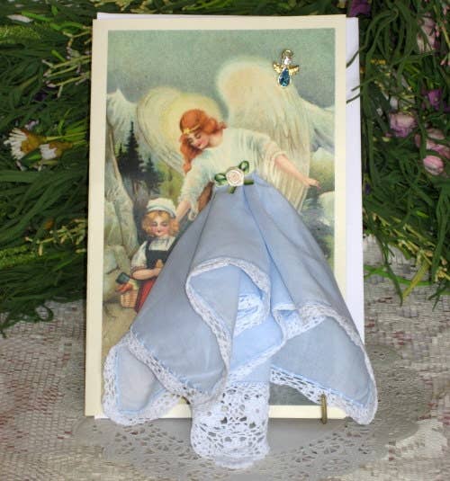 MOMENTS IN THYME - Guardian Angel Hanky Card