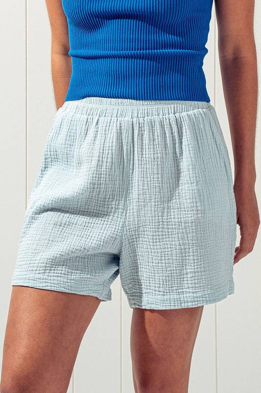 Urban Daizy - **BREATHELESS LOUNGE SHORTS: WHITE / S-2/M-2/L-2