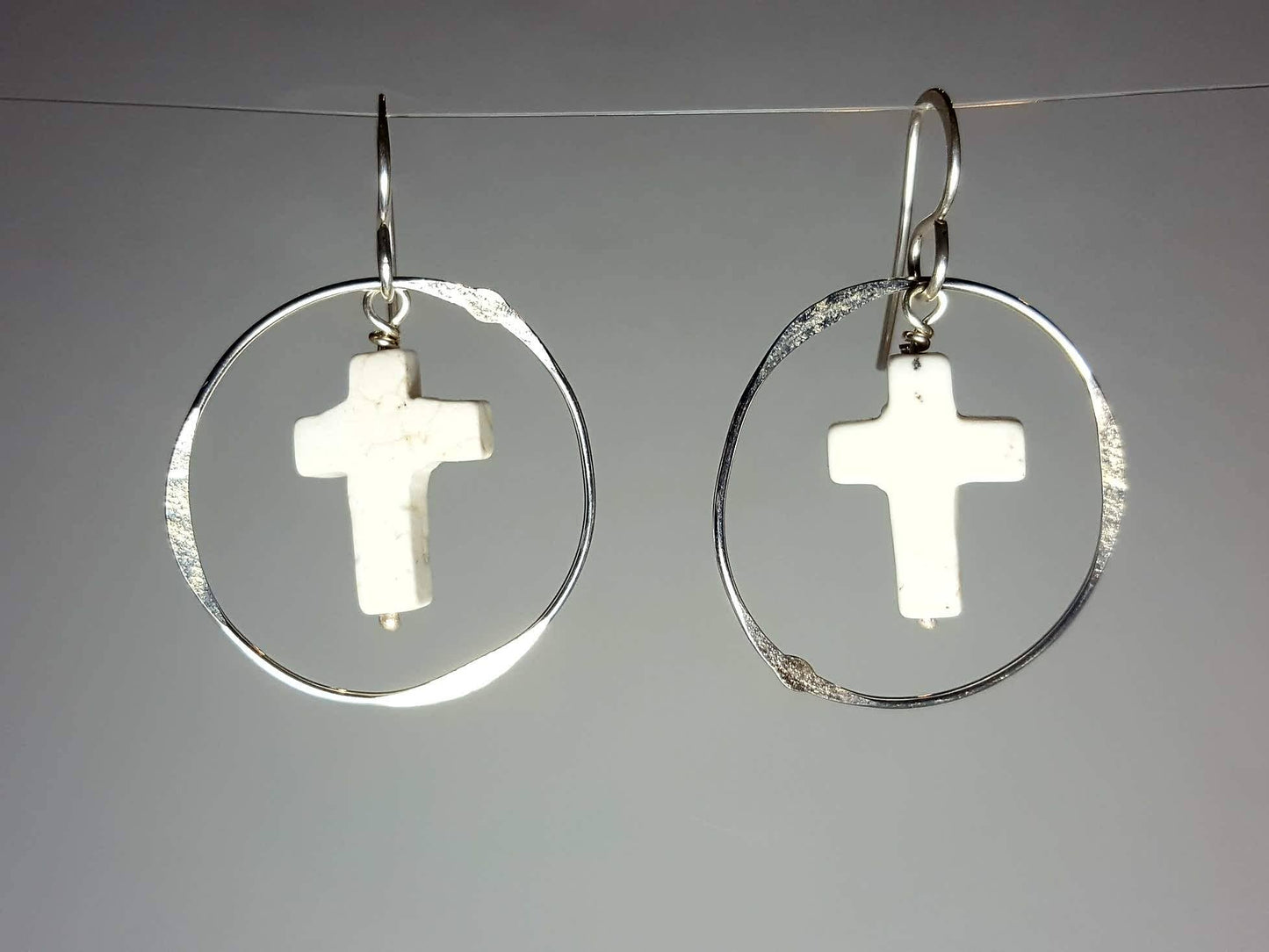 Ken’s handcrafted jewelry - Sterling Silver With Buffalo Turquoise Cross