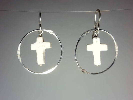 Ken’s handcrafted jewelry - Sterling Silver With Buffalo Turquoise Cross