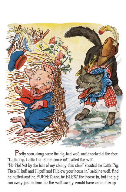 Laughing Elephant Books - The Three Little Pigs Children's Shape Book