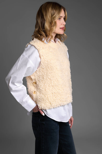SAACHI - Cozy Sweater Tie Poncho