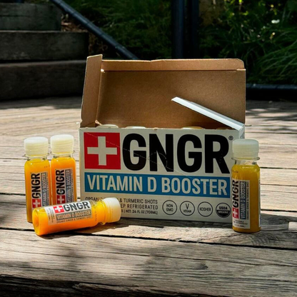 GNGR Labs - Vitamin D Booster Ginger Shot: Immunity Energy Mood Boost