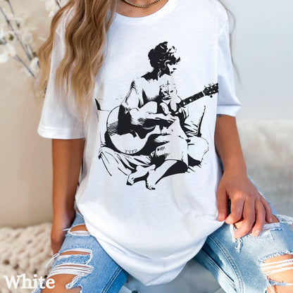 SONDO DESIGN LTD - Tortured Poets Love Cats Shirt, Taylor Swifties TTPD Shirt: Unisex T-Shirt / L / White
