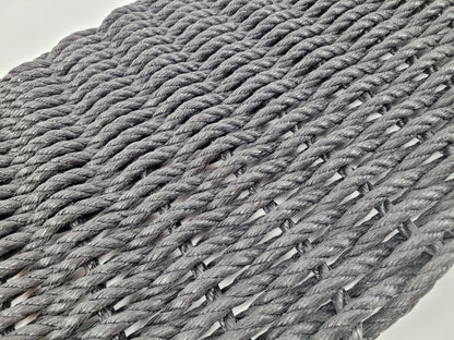 Little Salty Rope - Solid Color Lobster Rope Door Mat, Color Options Available