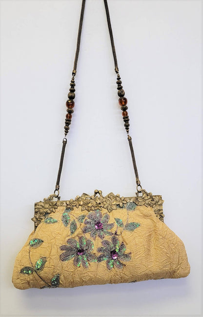 Ricki designs - VINTAGE CLASSIC FLORAL CLUTCH BAG