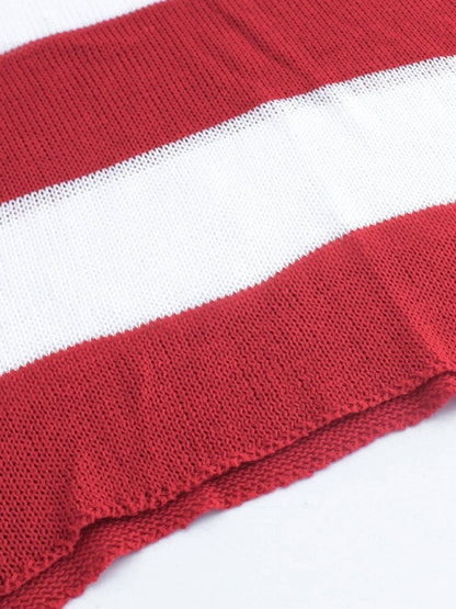 Rosa Clothing - 4th Of July Knit Summer American Flag Sweater