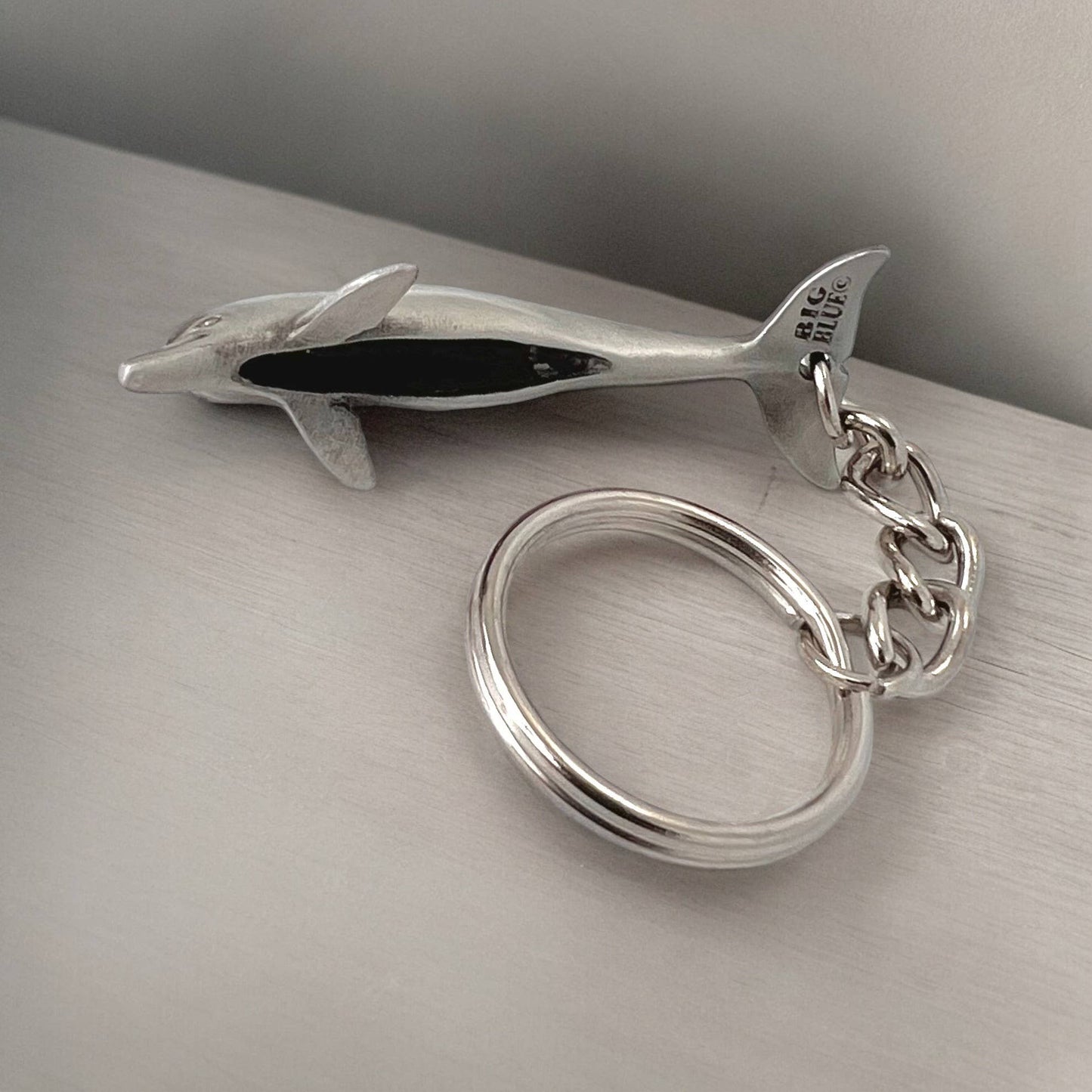 Big Blue by Roland St John - Dolphin Keychain for Women and Men- Dolphin Gifts for Women
