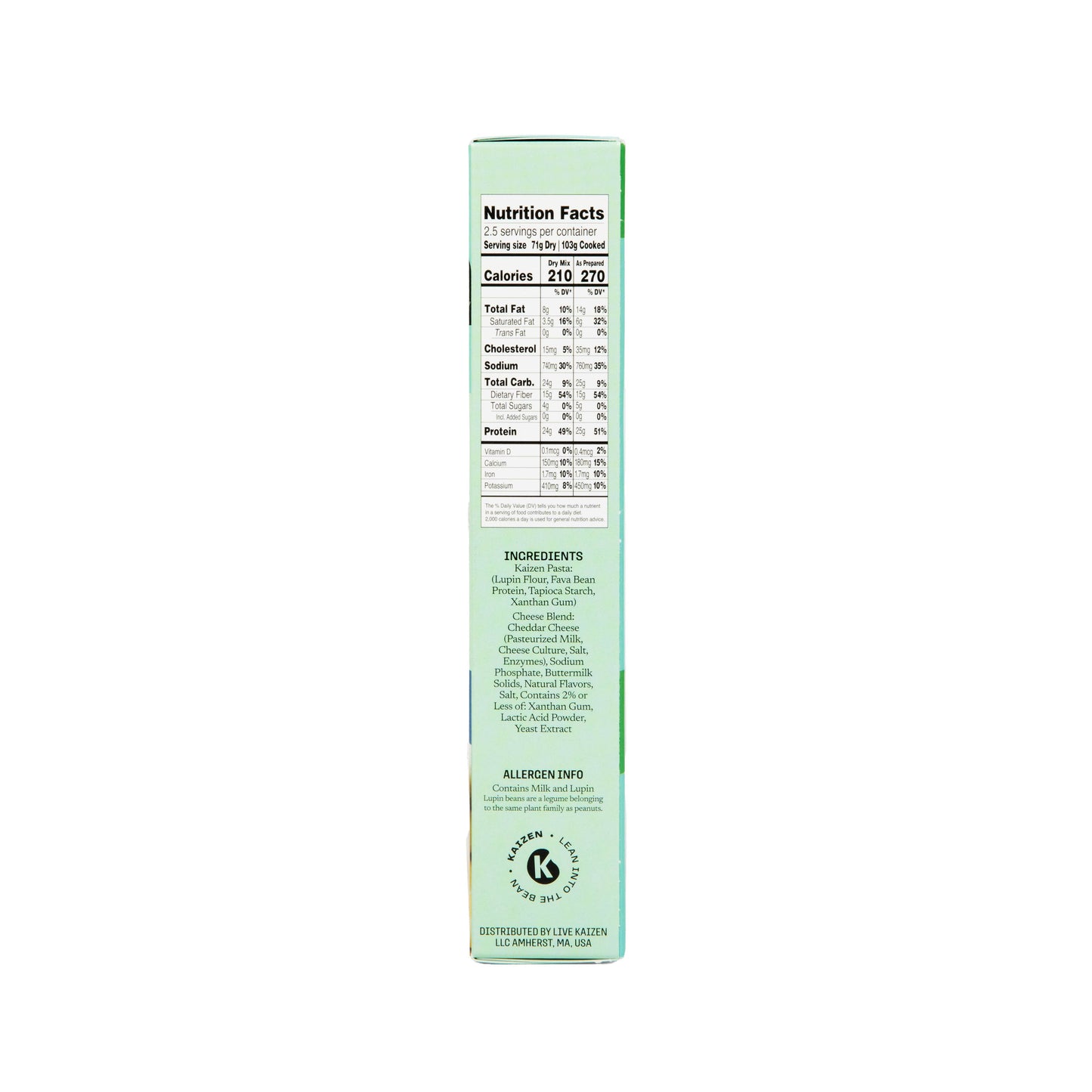 Kaizen Food Company - Kaizen High Protein (24g) White Cheddar Lowcarb Mac & Cheese