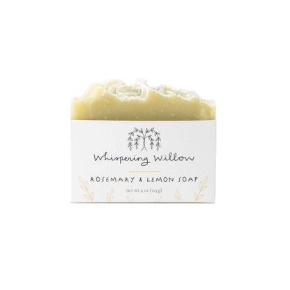 Whispering Willow - Bar Soap - Rosemary & Lemon (Seasonal)