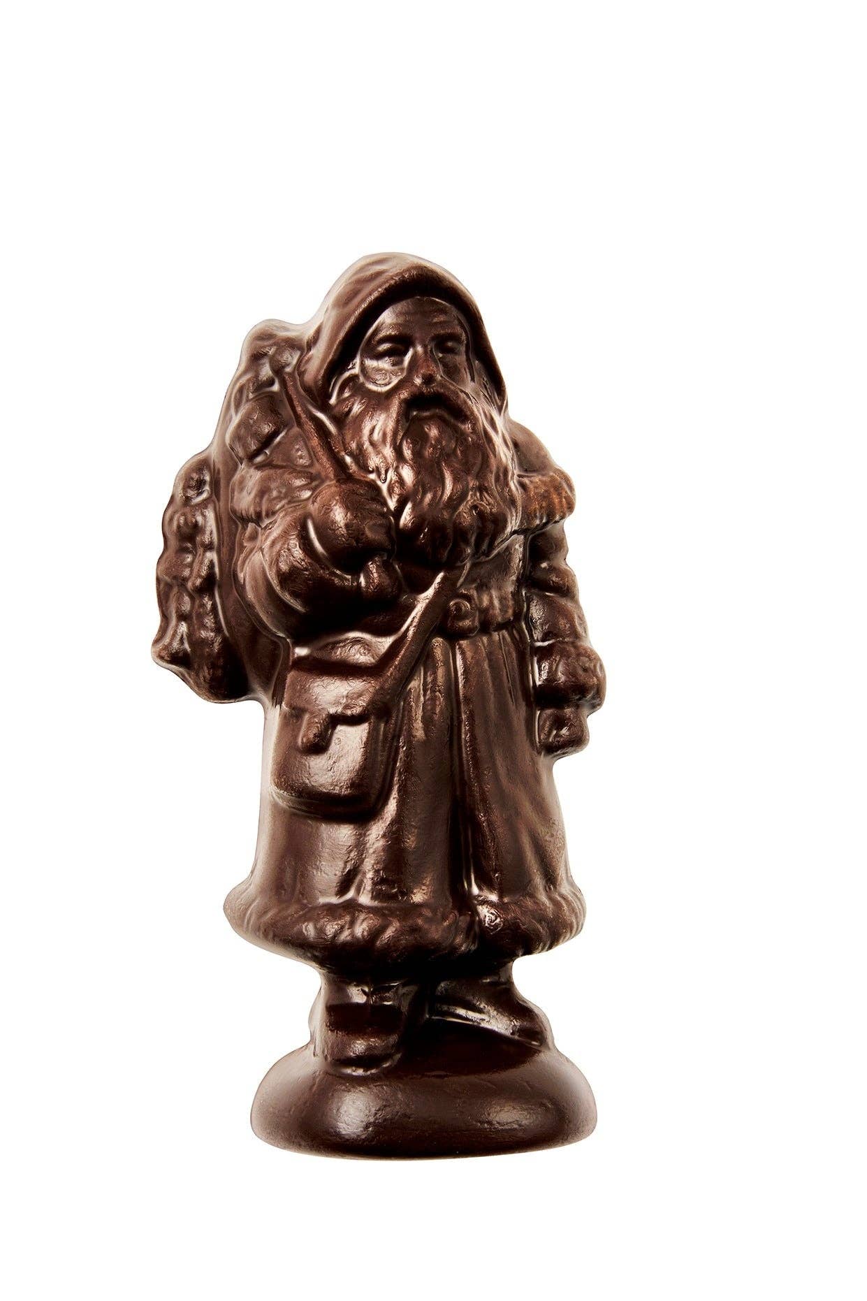Harbor Sweets Chocolates - Solid Dark Chocolate Santa - 2 7/8 oz