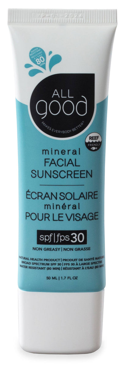 All Good Body Care - Daily Facial Mineral Sunscreen & Moisturizer SPF 30