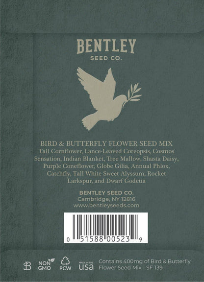 Bentley Seed Co. - Grateful Memories - Bird and Butterfly Wildflower Mix